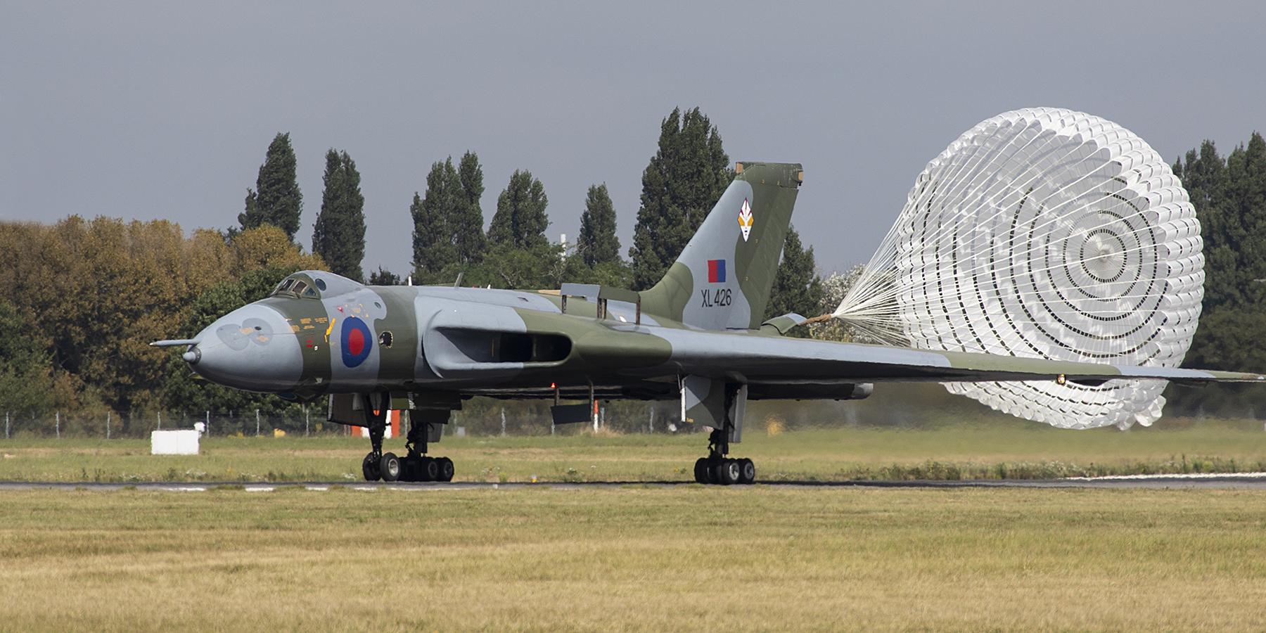 Vulcan XL426 60th Anniversary Taxi Run Visit Southend